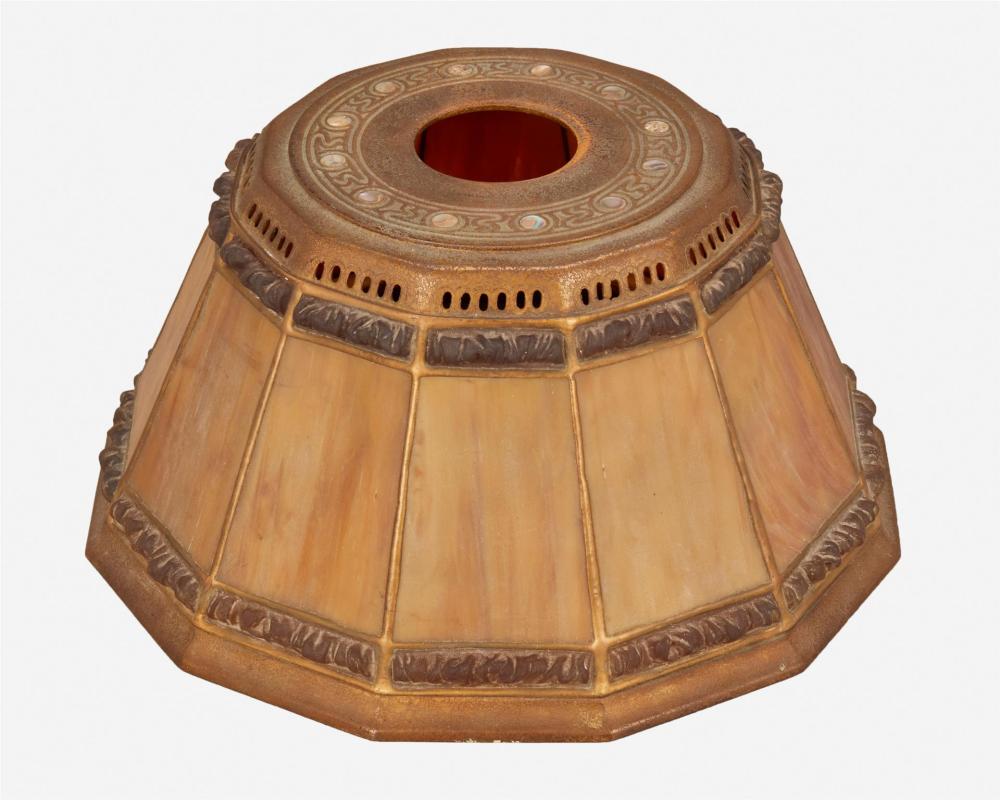 A TIFFANY STUDIOS "ABALONE" LAMP