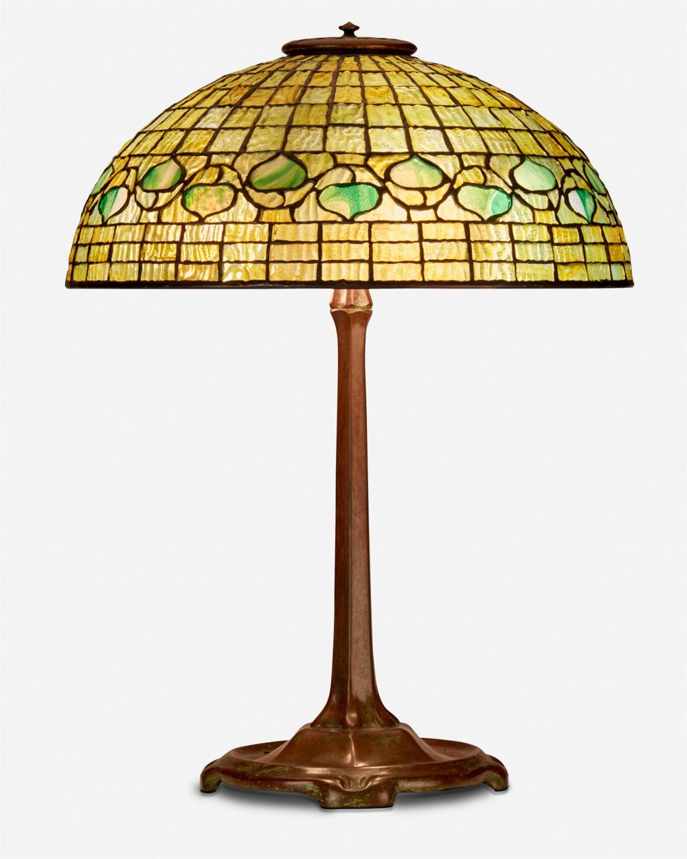 A TIFFANY STUDIOS "ACORN" TABLE