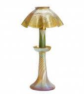 A TIFFANY STUDIOS ART GLASS CA