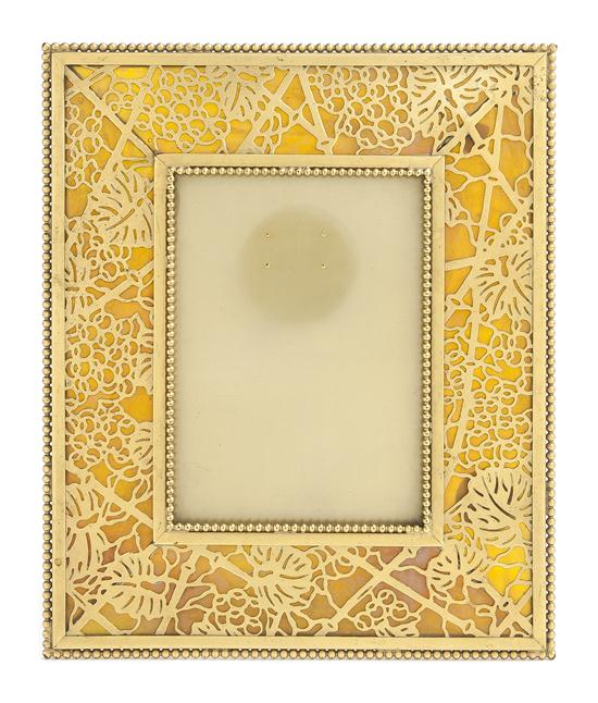 *A Tiffany Studios Bronze Frame