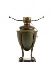 A TIFFANY STUDIOS BRONZE OIL L