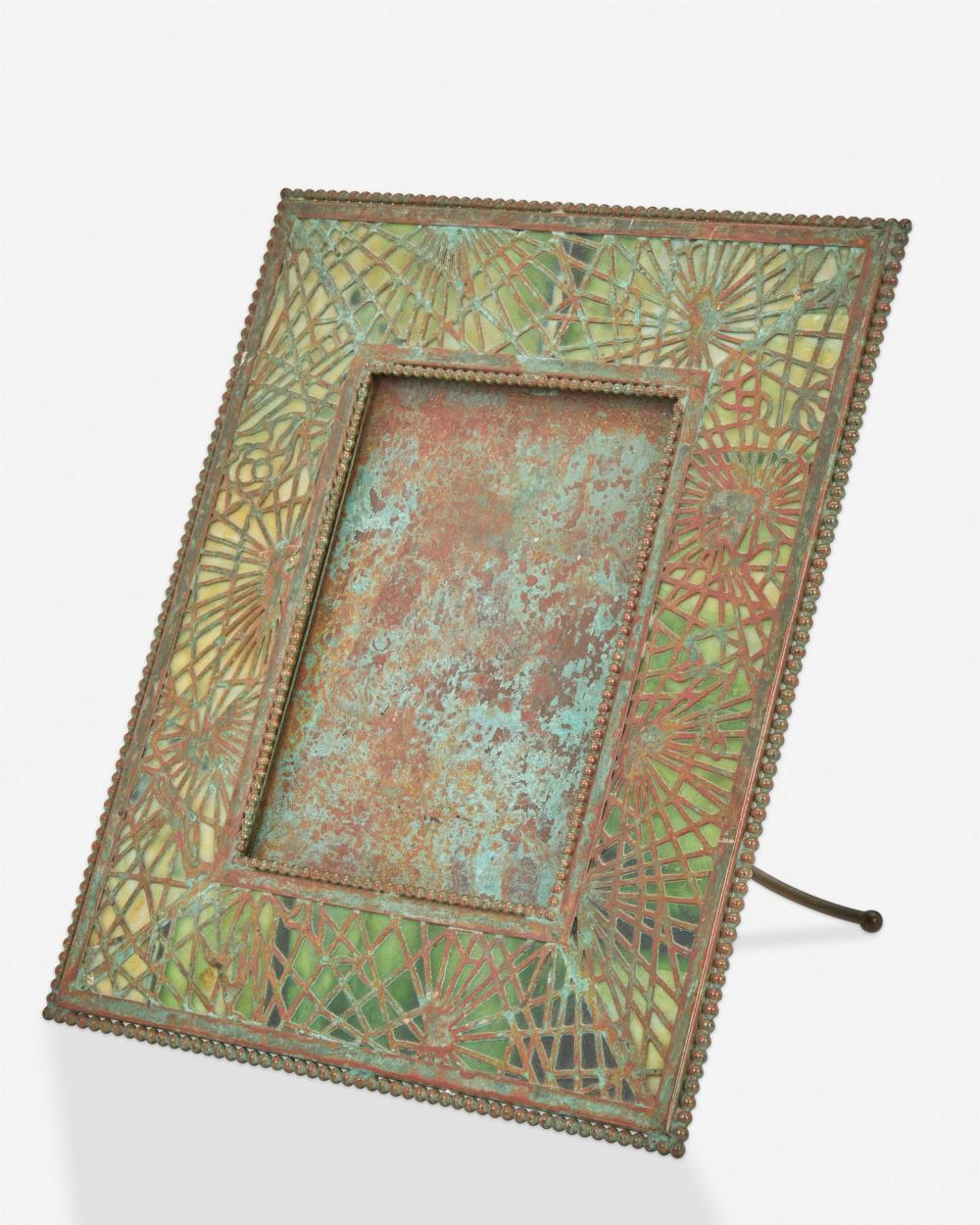A TIFFANY STUDIOS BRONZE "PINE
