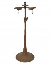 A TIFFANY STUDIOS BRONZE TABLE