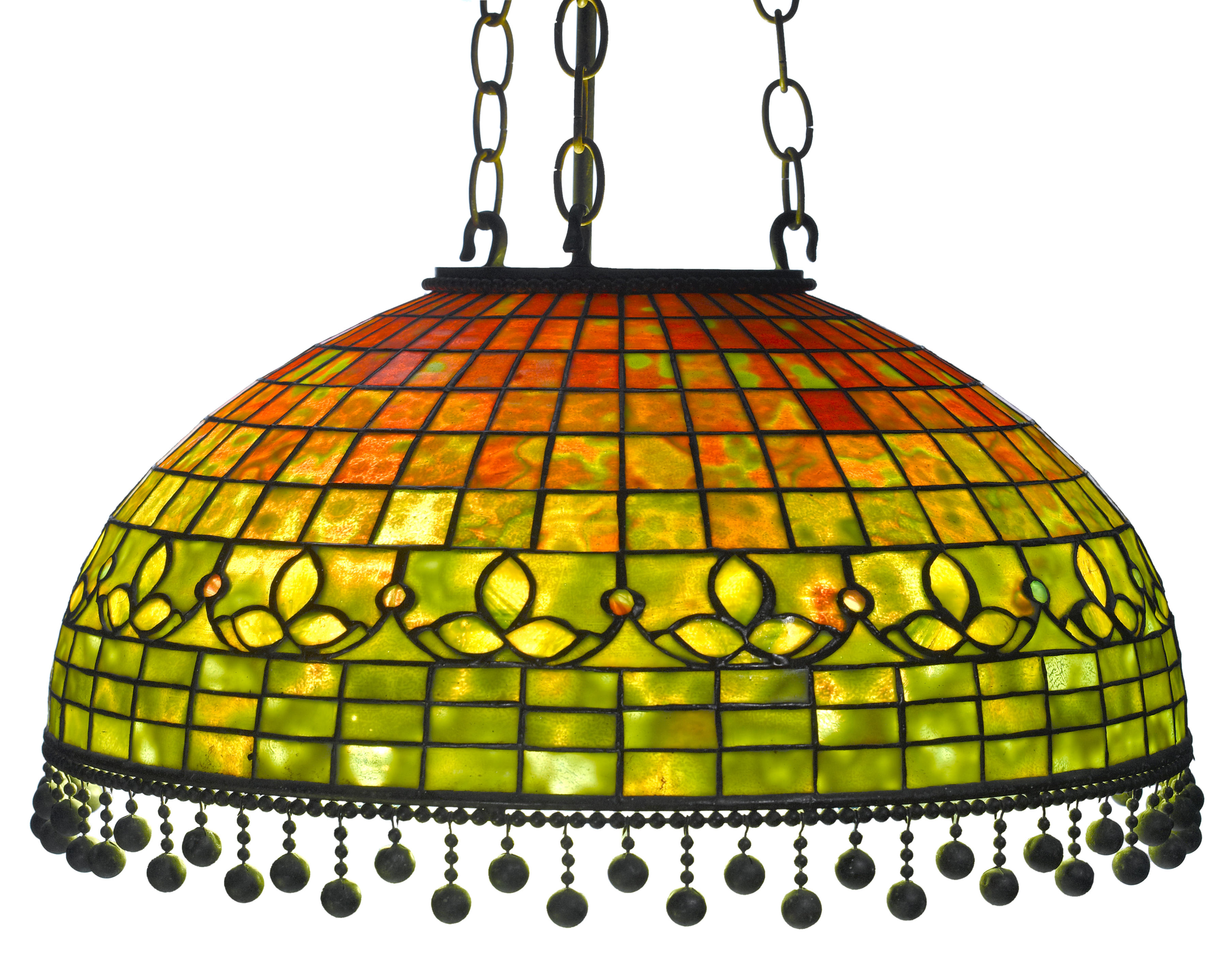 A Tiffany Studios Favrile glass and