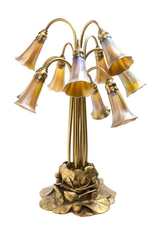 *A Tiffany Studios Gilt Bronze