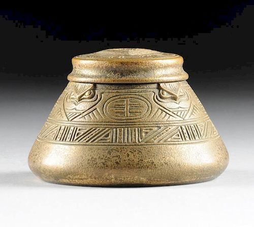 A TIFFANY STUDIOS GILT BRONZE