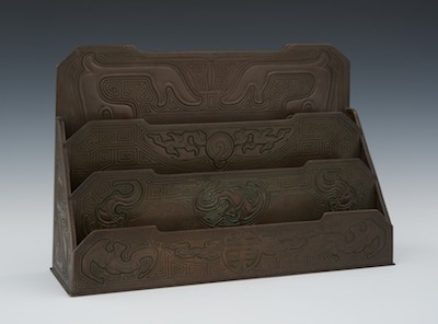 A Tiffany Studios Letter Holder