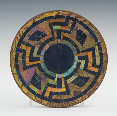 A Tiffany Studios Mosaic Trivet