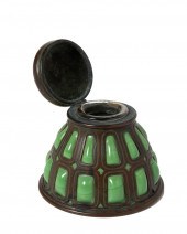 A TIFFANY STUDIOS PATINATED BR