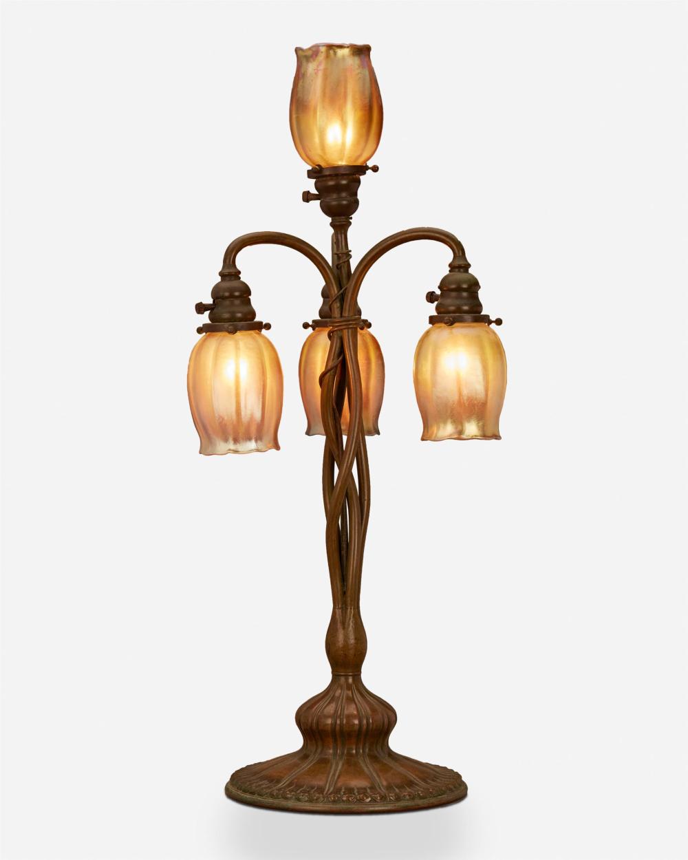 A TIFFANY STUDIOS PATINATED
