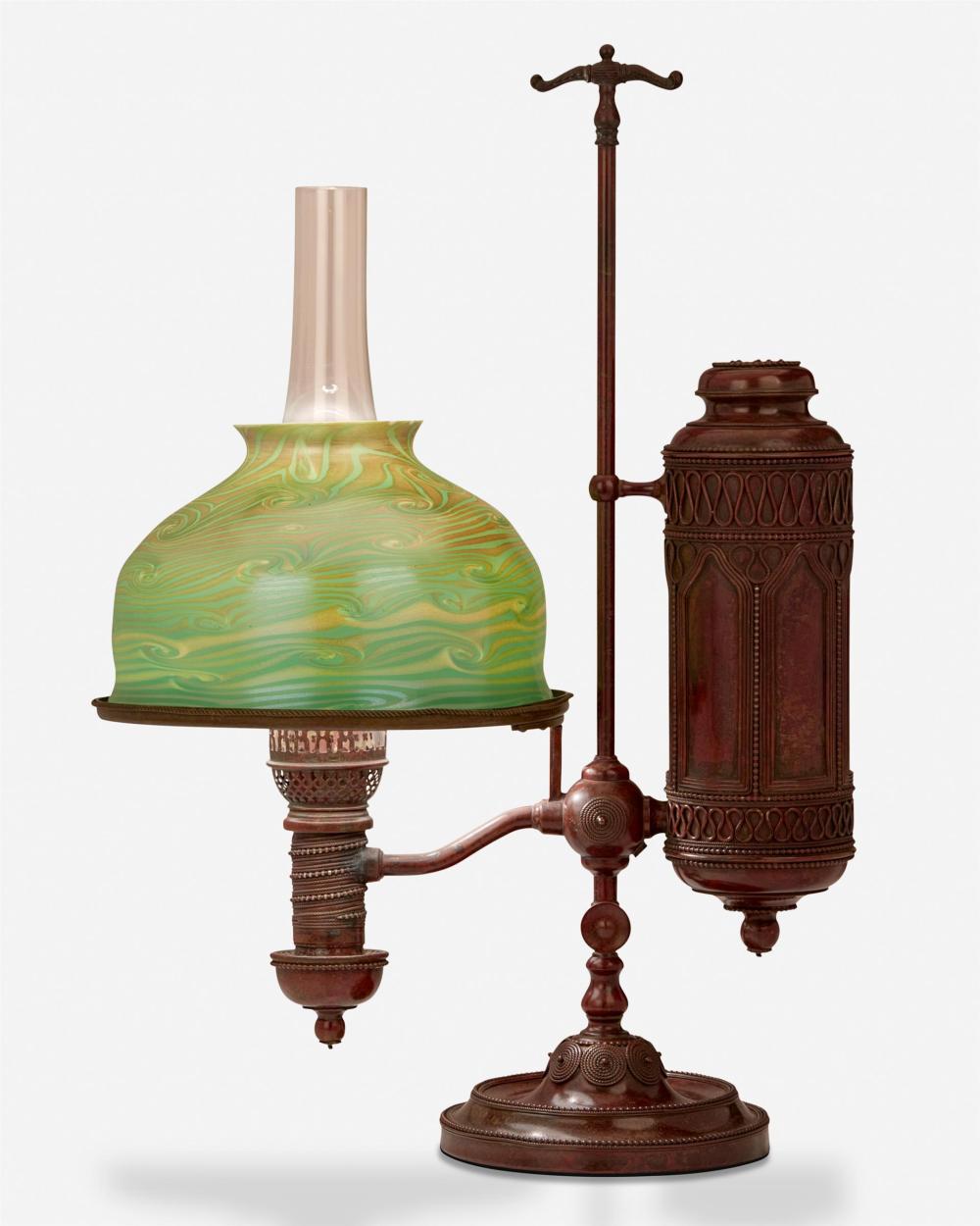 A TIFFANY STUDIOS SINGLE-ARM