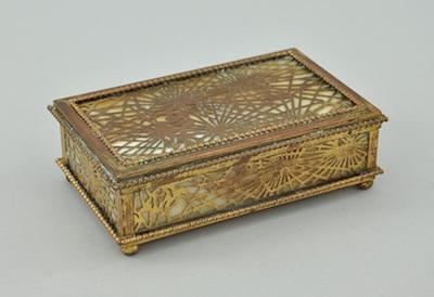 A Tiffany Studios Spider Web Desk
