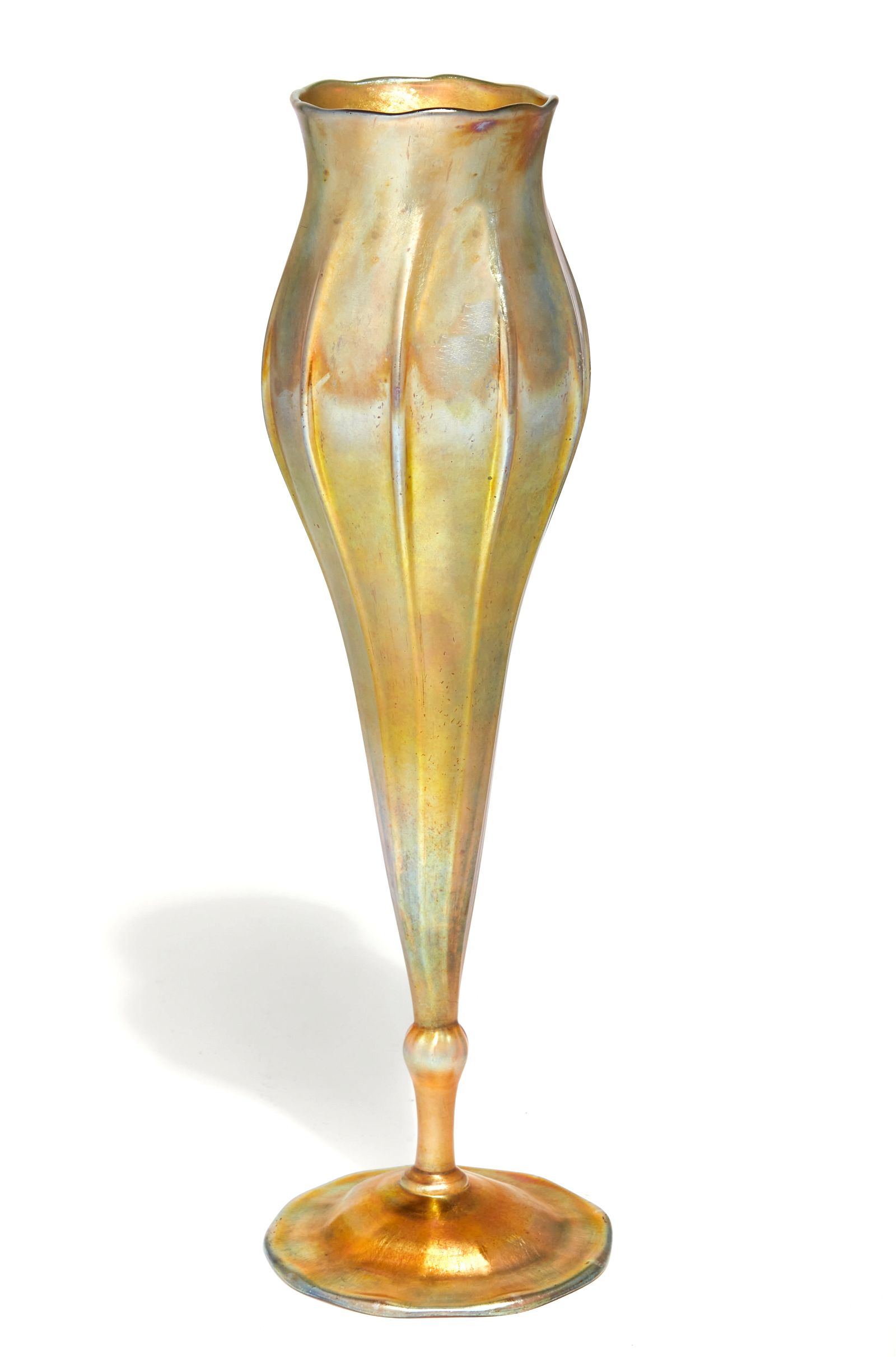 A TIFFANY STUDIOS YELLOW FAVRILE