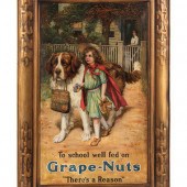 A Tin Lithograph Self Framed '