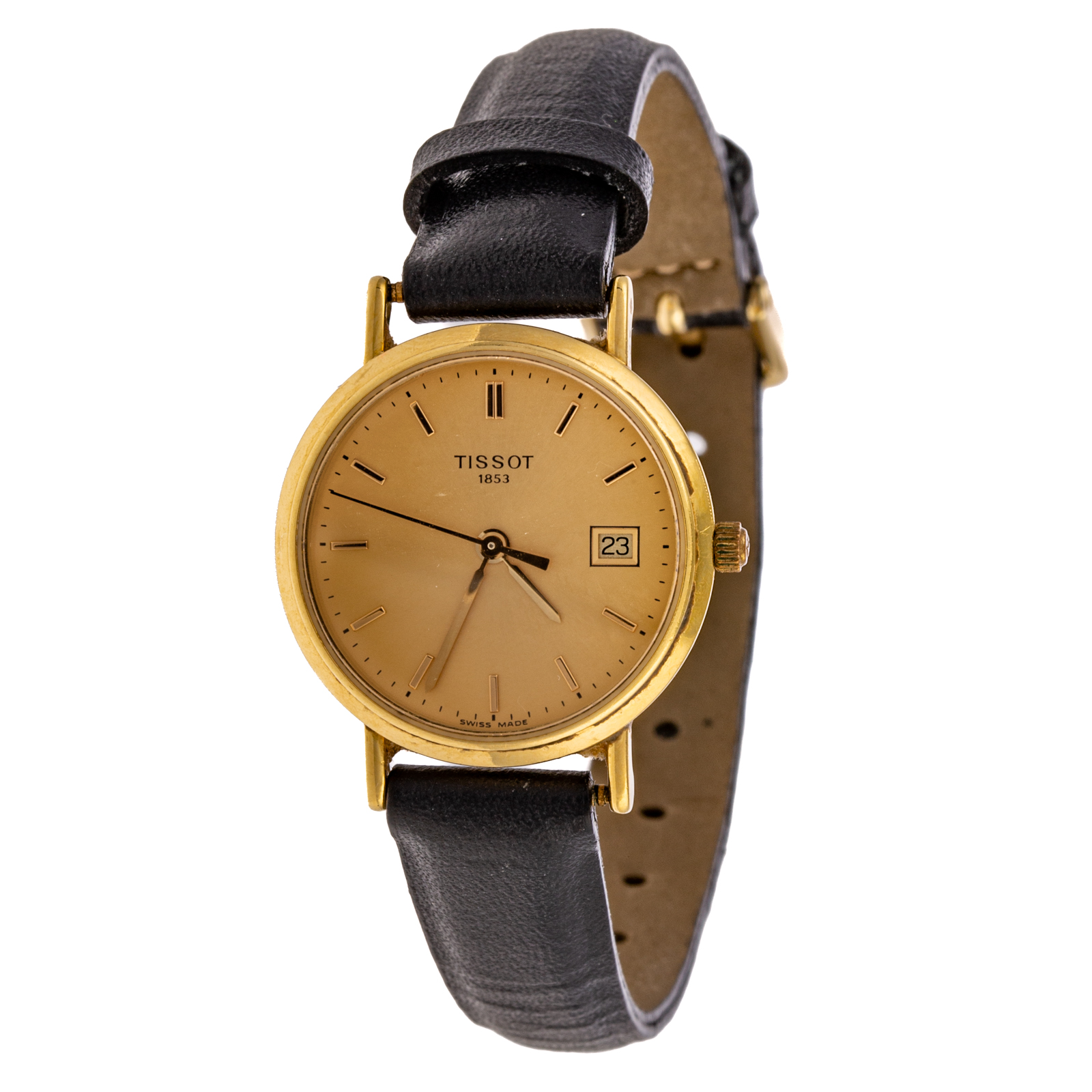 A TISSOT WRIST WATCH IN 18K 18K