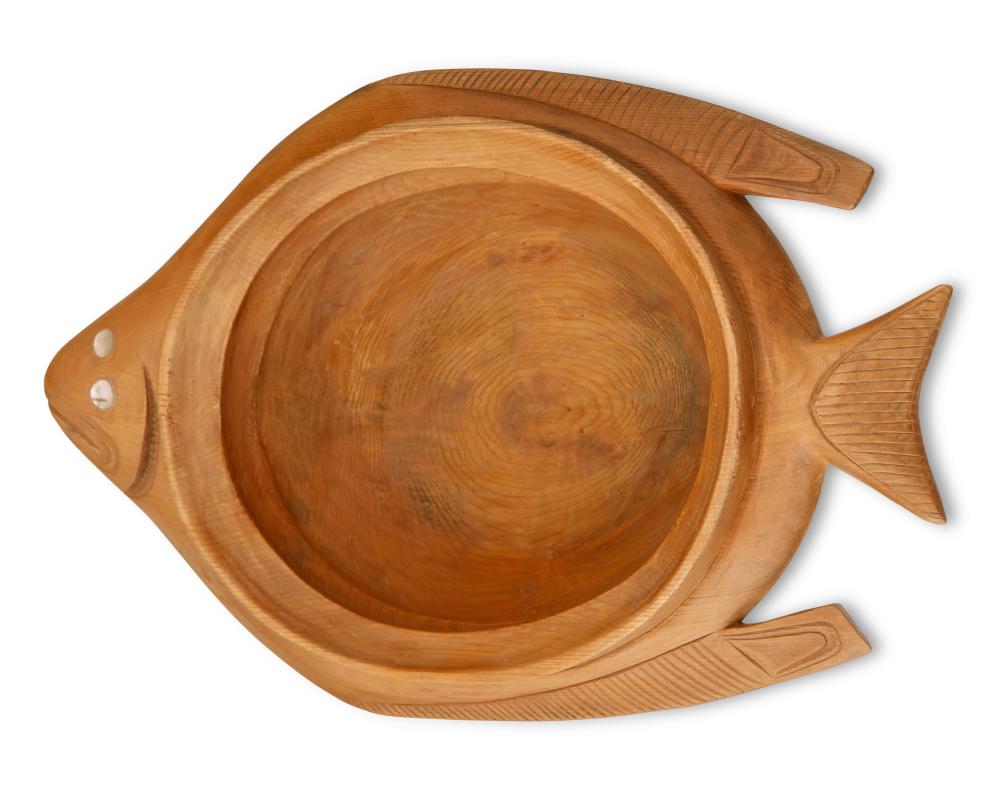 A TLINGIT HALIBUT GREASE BOWLA