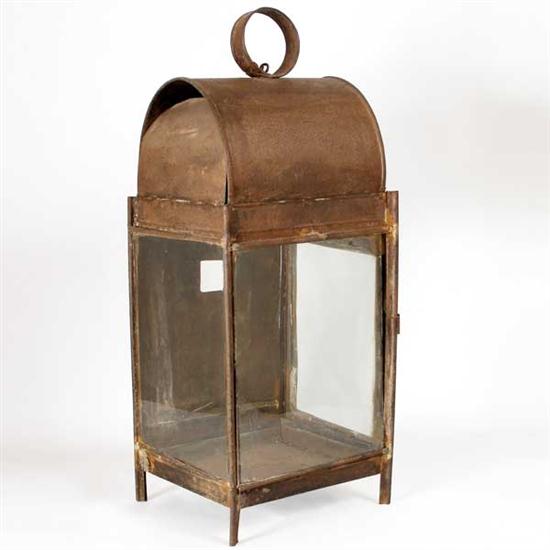 A Tole Ware Portable Lantern 19th