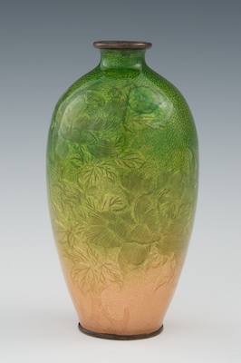 A Tomei Shippo Miniature Vase