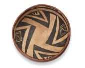 A TONTO POLYCHROME POTTERY BOW