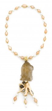 A Tony Duquette coral baroque