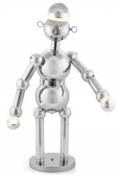 A Torino chromed metal robot l