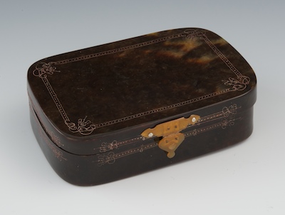 A Tortoise Shell Snuff Box The