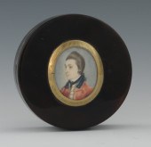 A Tortoise Snuff Box with Port