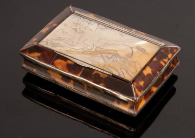 A tortoiseshell and mother-of-pearl