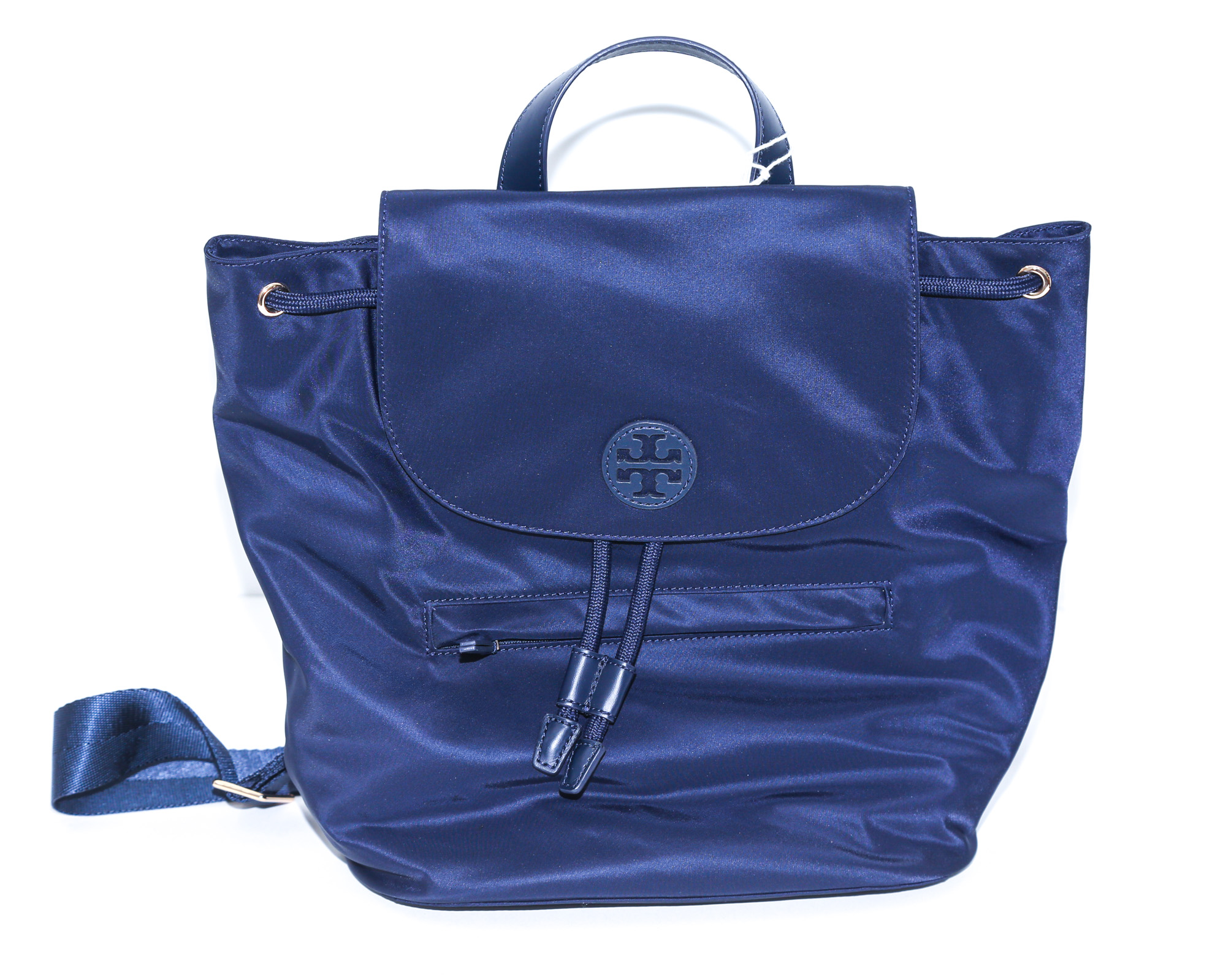 A TORY BURCH NYLON FLAP BACKPACK