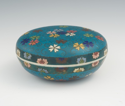 A Totai Covered Circular Box