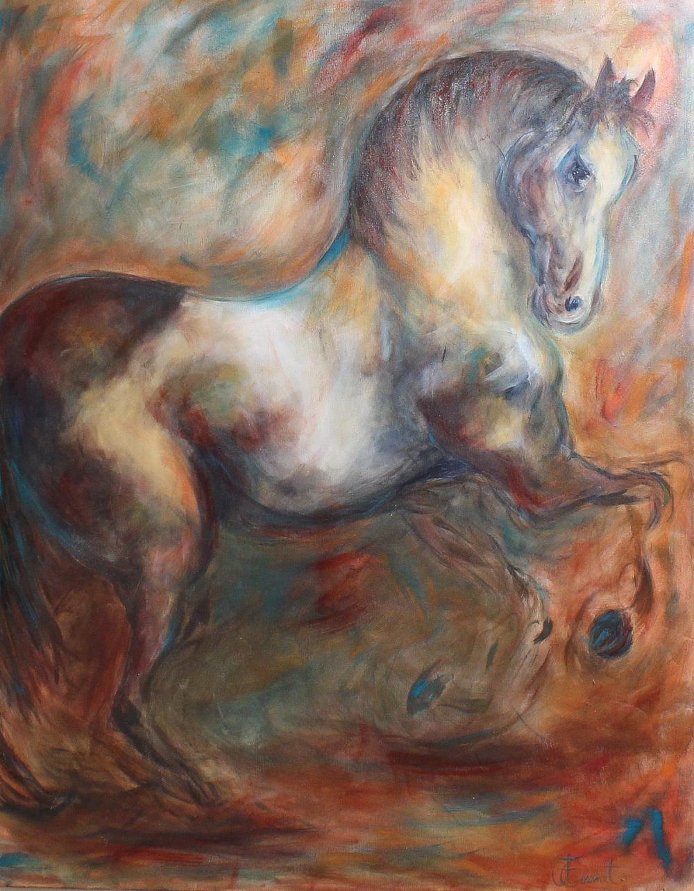 A. TOURNUT ACRYLIC ON CANVASA.