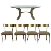 A TRANSITIONAL ASSEMBLED DININ