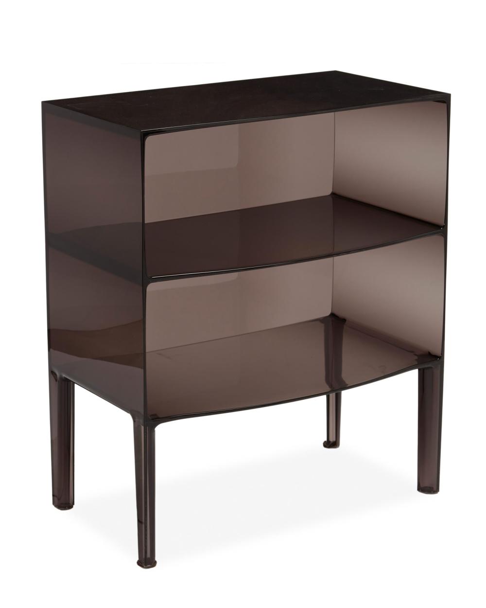 A TRANSLUCENT BROWN ACRYLIC