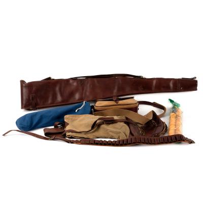 A travel chair, a cartridge belt, a