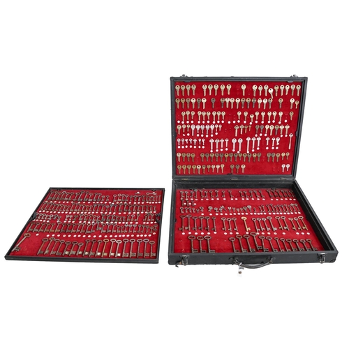 A traveller's case of key blanks