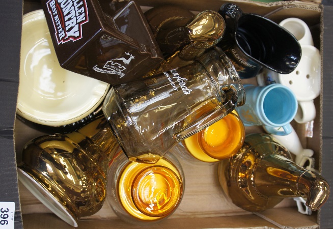 A tray comprising of Wade Gold