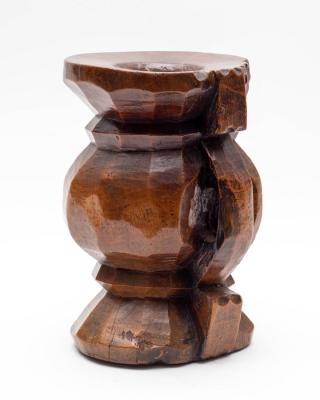 A treen mortar, 18th / 19th