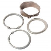 A TRIBAL SILVER FREEFORM BYPAS