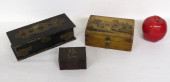 A TRIO OF 19TH C. SMALL COVERE