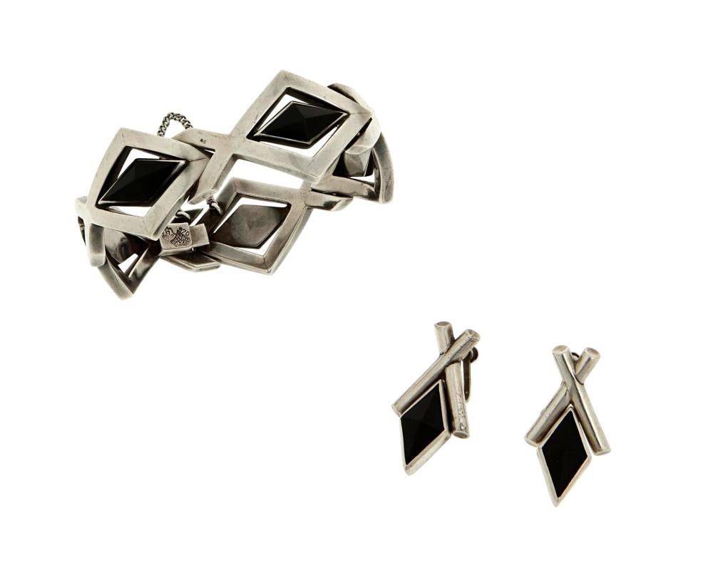 A TRIO OF ANTONIO PINEDA SILVER AND