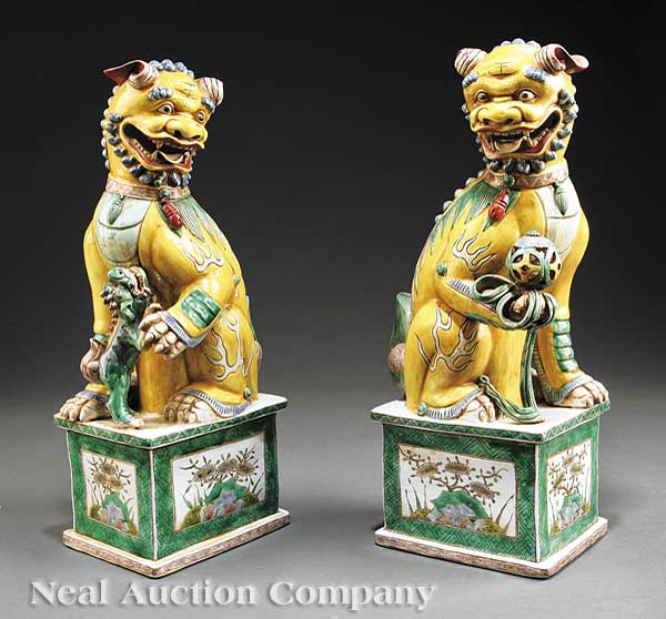 A True Pair of Chinese Famille