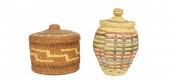 A TSIMSHIAN BASKET AND A FINE