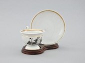 A Tucker Porcelain Cup and Sau