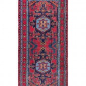 A Turkish Azeri Wool Rug
Mid-2