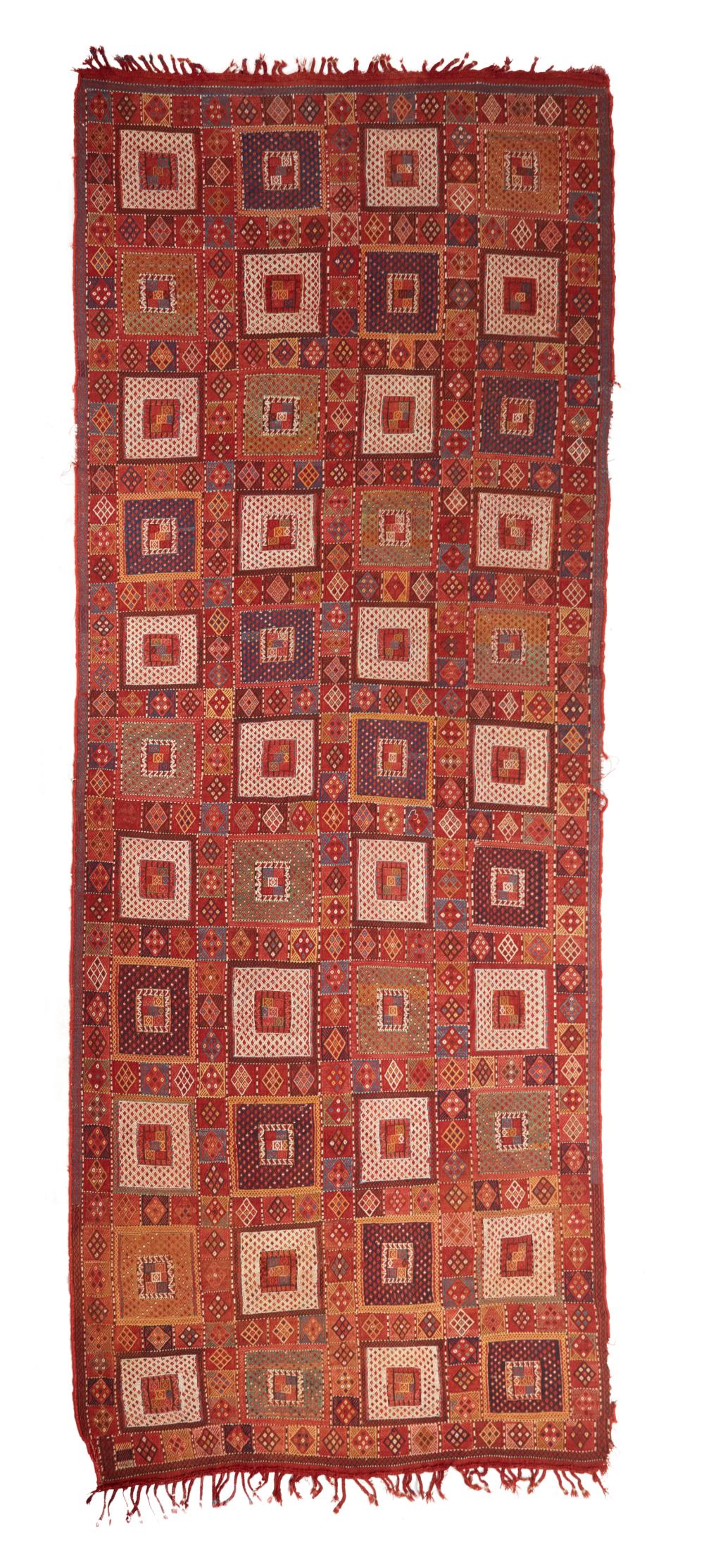 A TURKISH FLATWEAVE RUGA Turkish