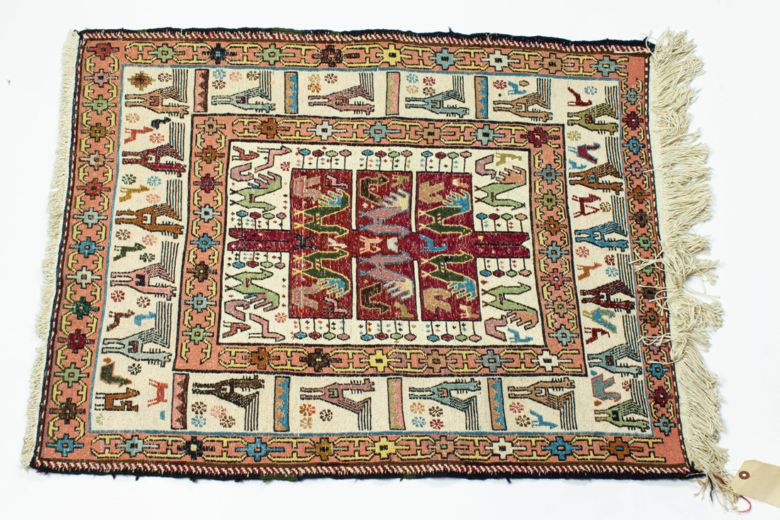A TURKISH KILIM A Turkish kilim,