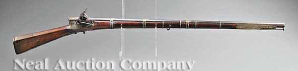 A Turkish or Indian Matchlock Rifle