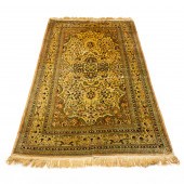 A TURKISH SILK CARPET A Turkis