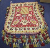 A Turkistan needlework saddle