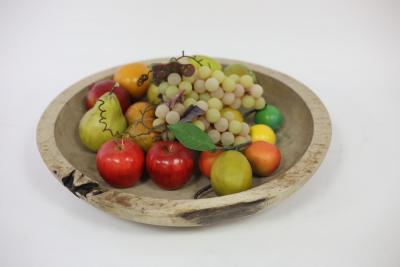 A turned wood bowl, 47.5cm diameter